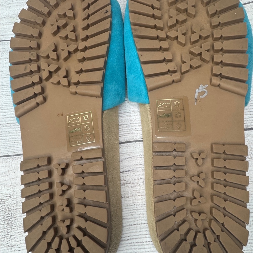 Jack Rogers Phoebe Knotted Comfort Slide Size 8  Aqua‎ - Picture 6 of 7